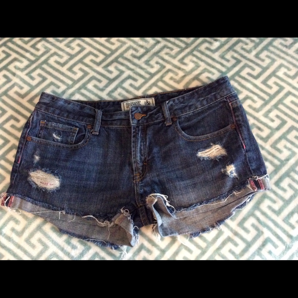 PINK Victoria’s Secret Jean Shorts